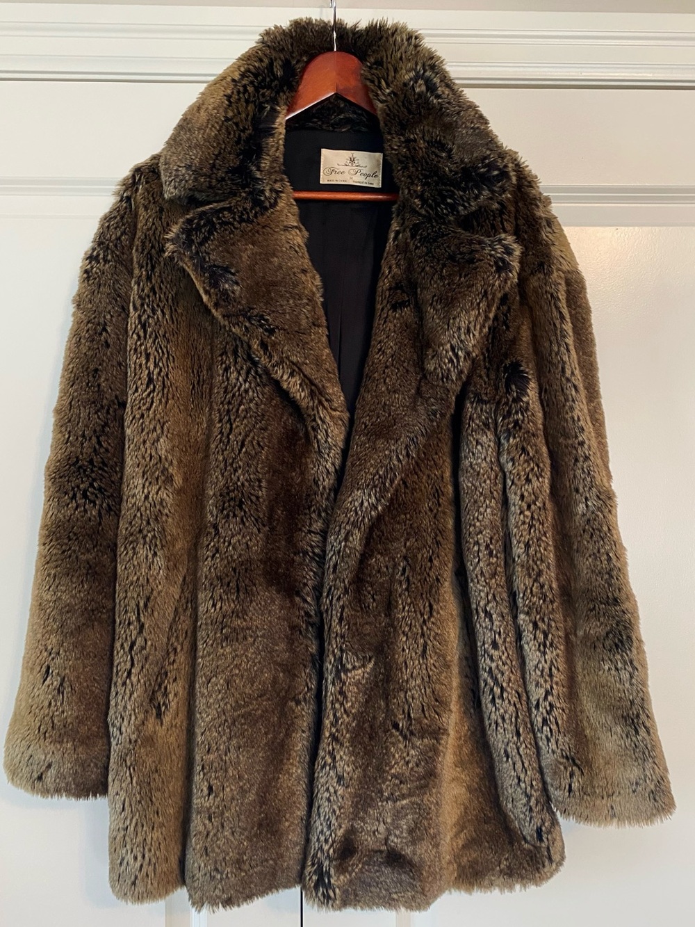 Free People Faux Fur Coat